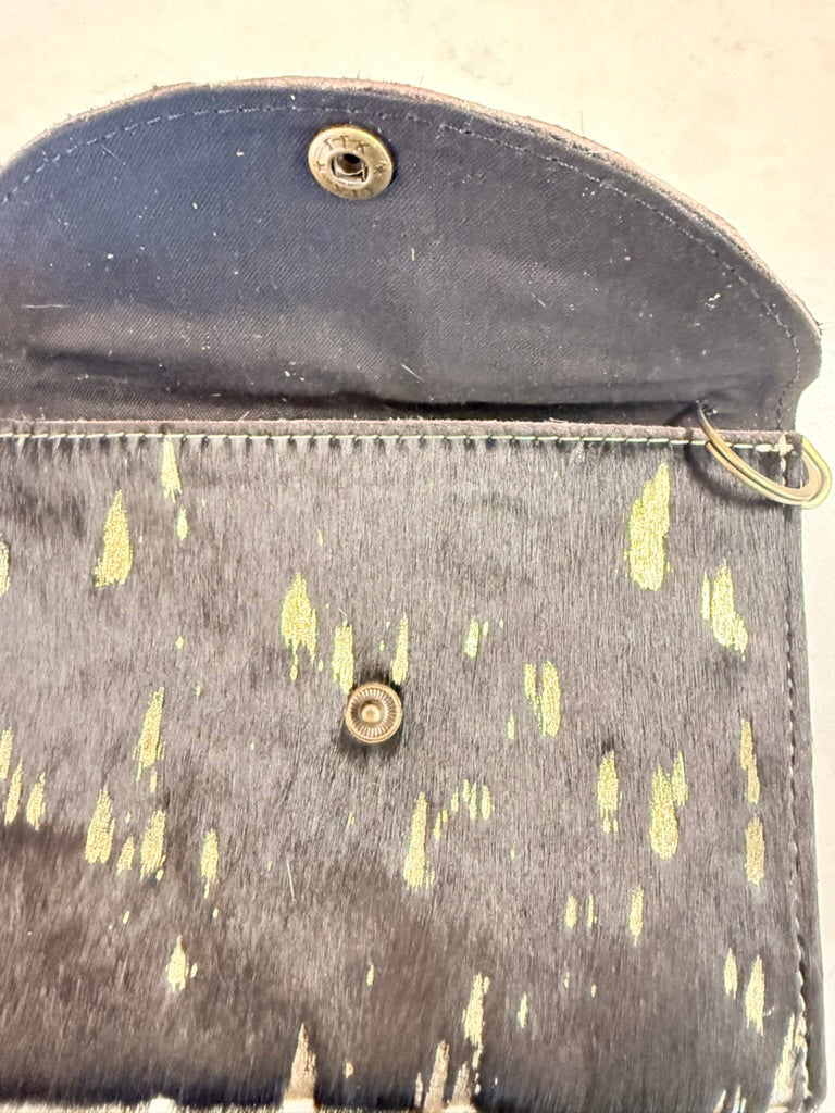 Cowhide Keychain Wallet