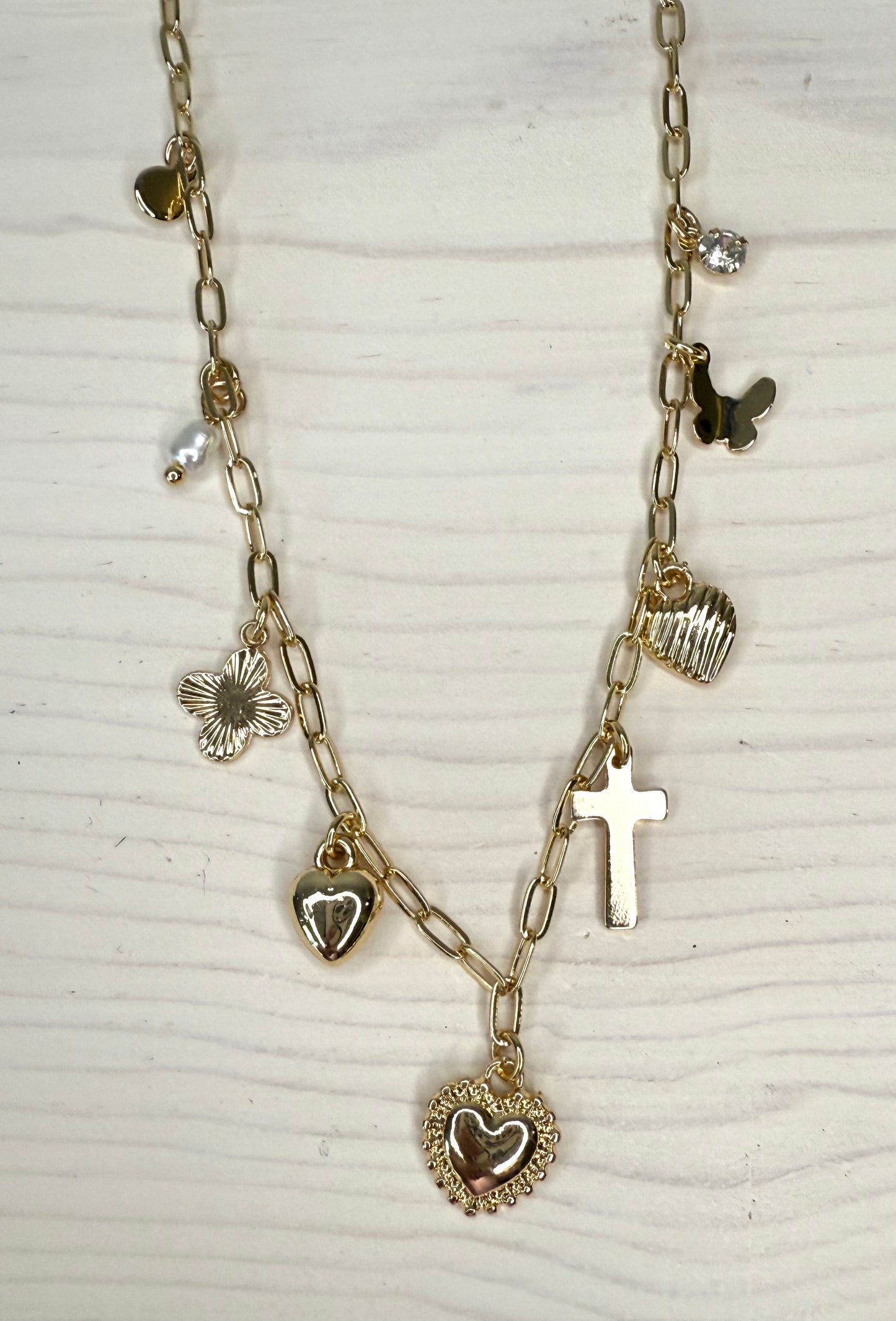Gold Charm Necklace