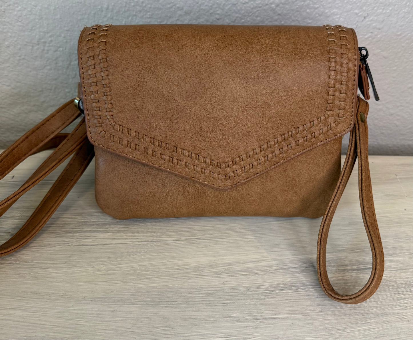 Versatile Camel Colored Purse