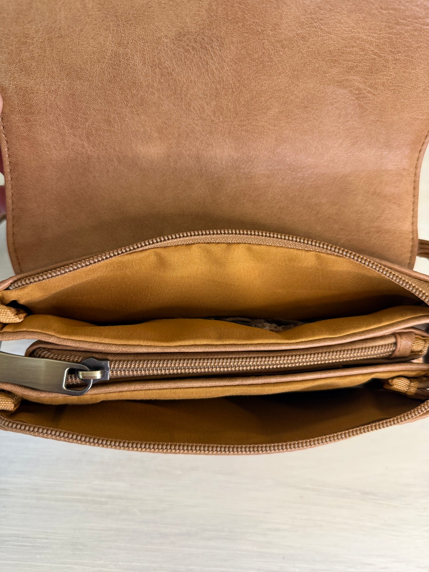 Versatile Camel Colored Purse