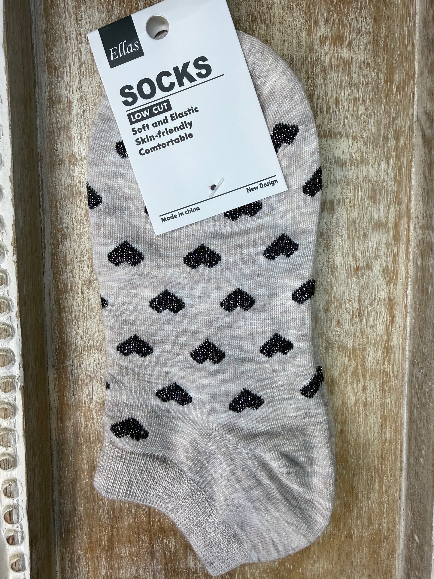 Low Cut Heart Socks