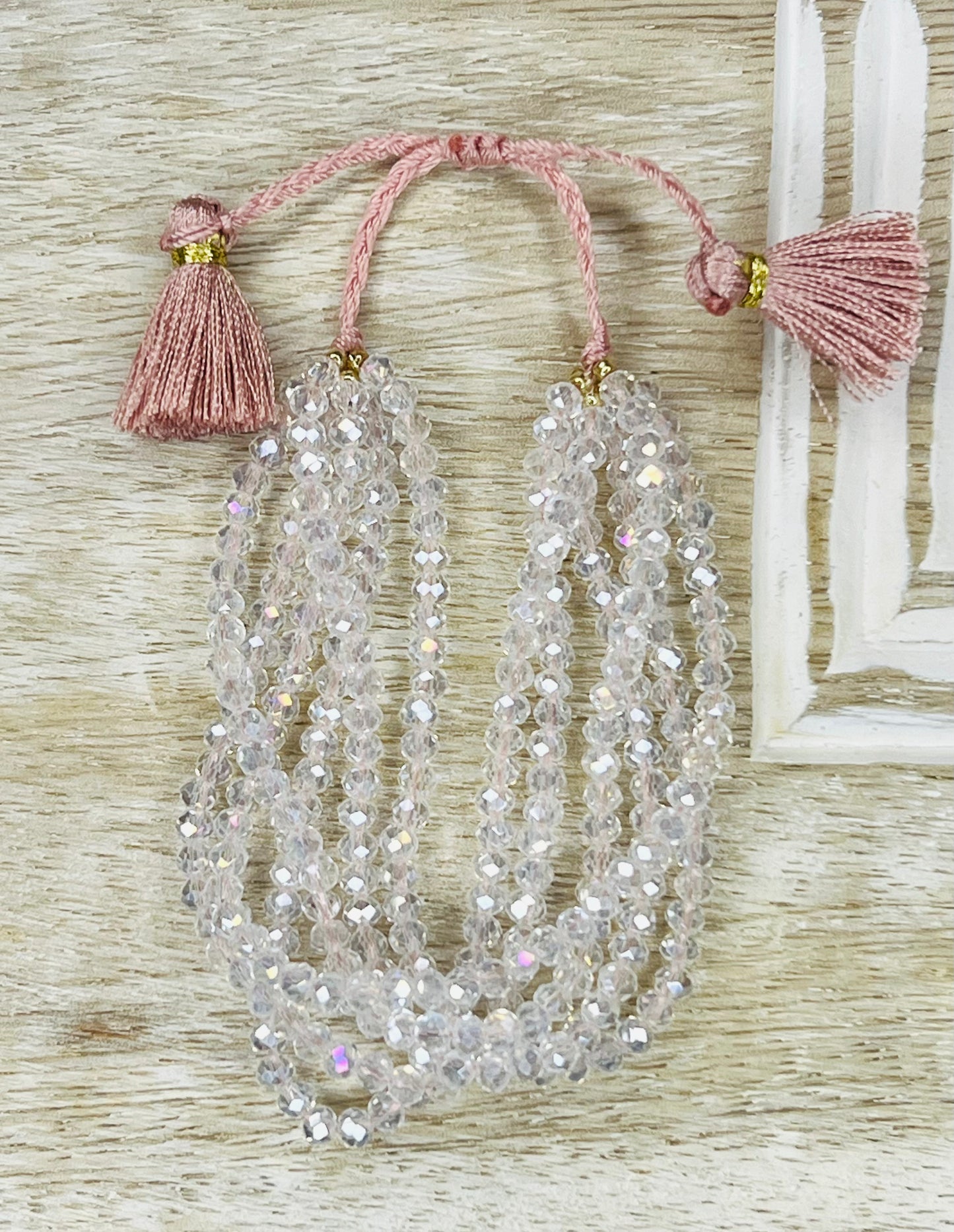 Pink Corded Bracelet