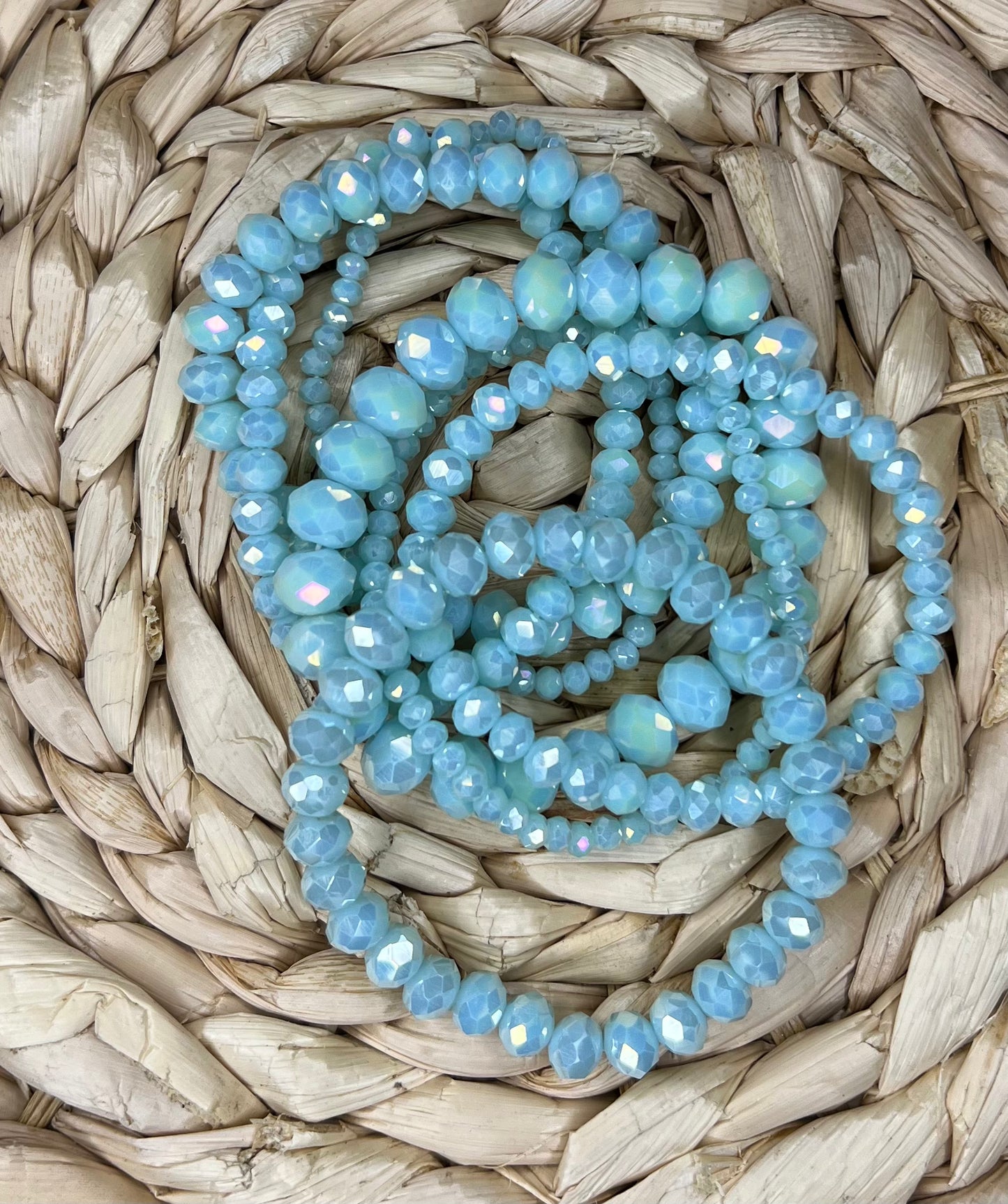 Seven Strand Turquoise Bracelet Set