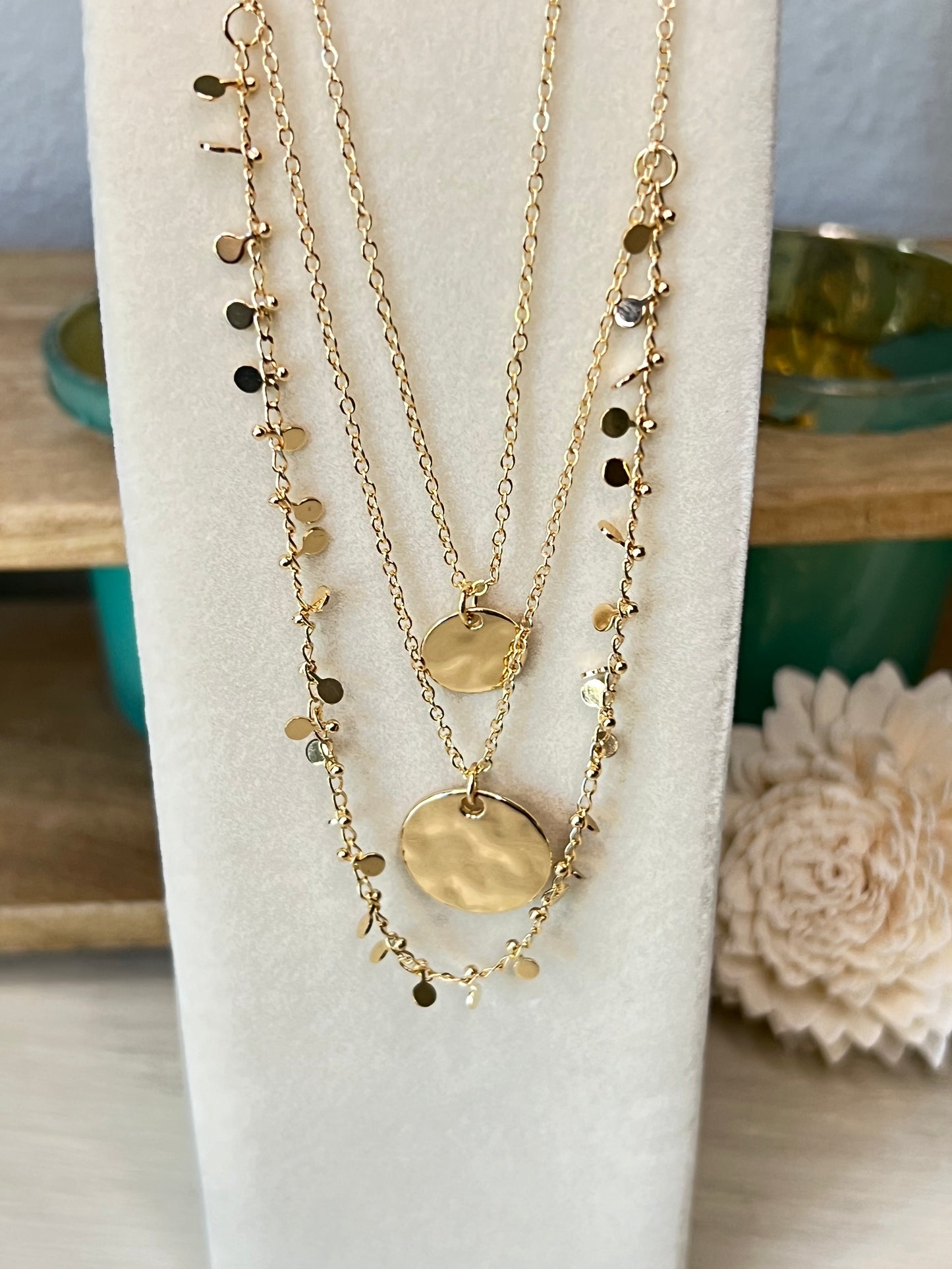 Gold 3 Layer Necklace