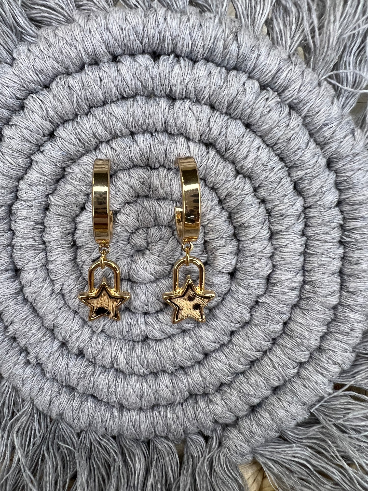 Hoop Gold Earrings with an option