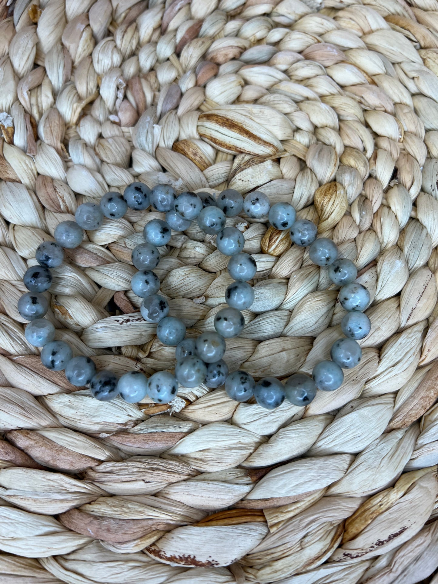 Genuine Semi-Precious Kiwi Stone Bracelet