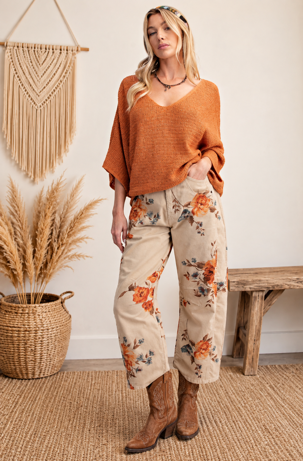 The Ingrid Barrel Leg Pant