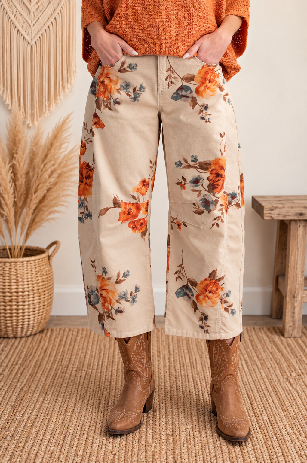 The Ingrid Barrel Leg Pant