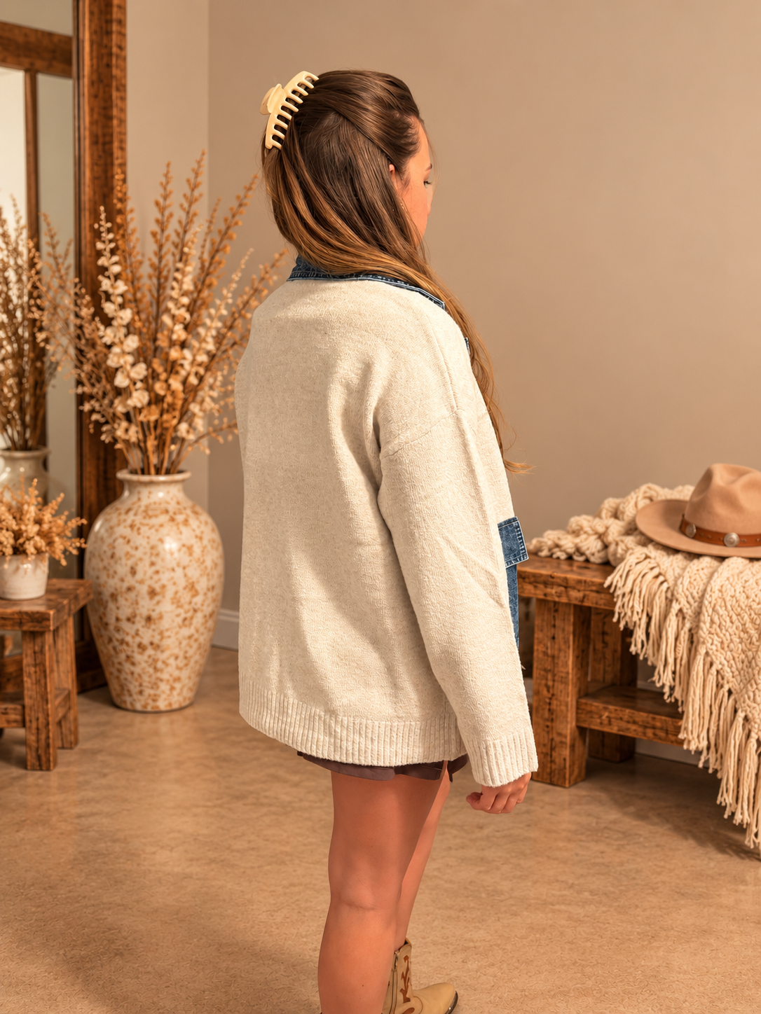 The Rue Boyfriend Cardigan