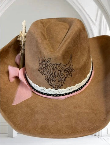 Highland Cow Hat w/Bulletshell
