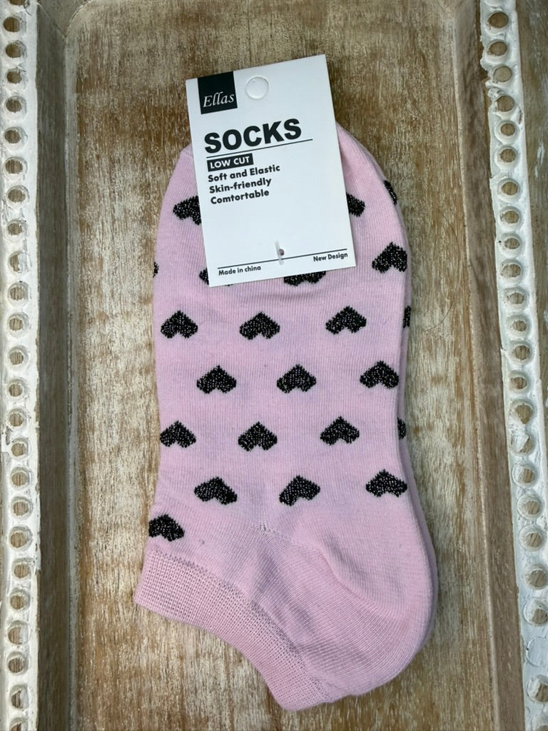Low Cut Heart Socks