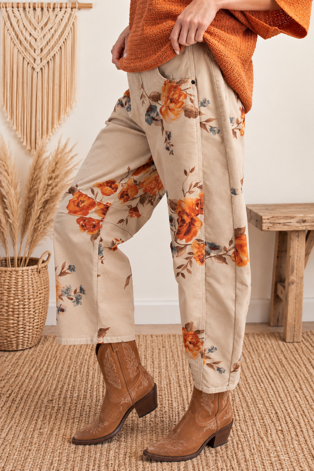 The Ingrid Barrel Leg Pant