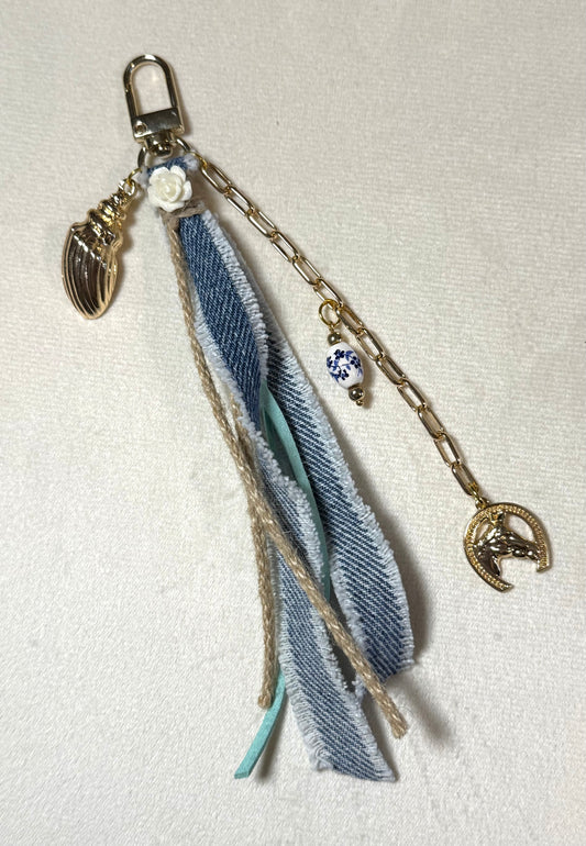 Country Coastal Purse/ Bag Charm