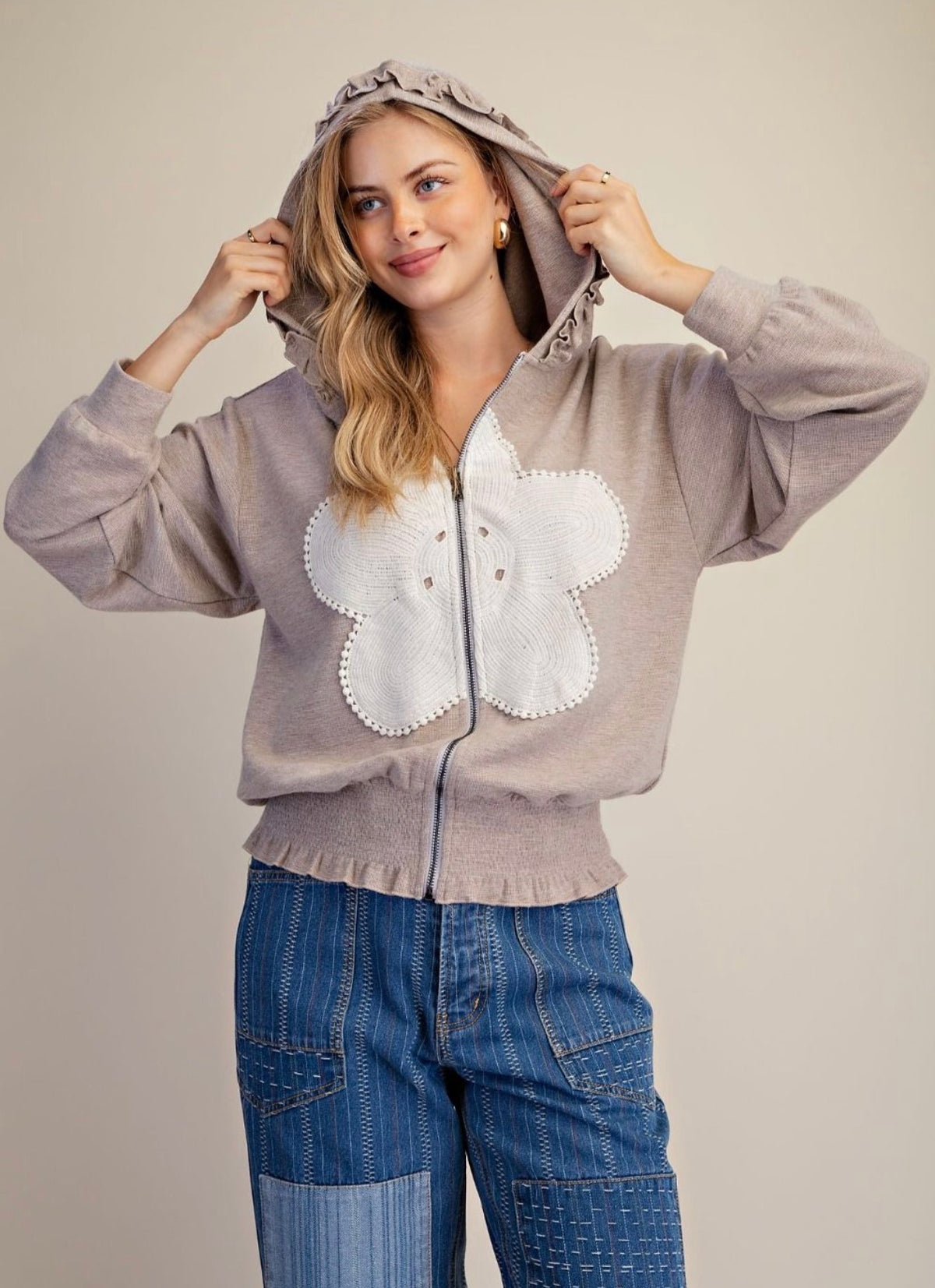 The Thea Zip Up Sweater