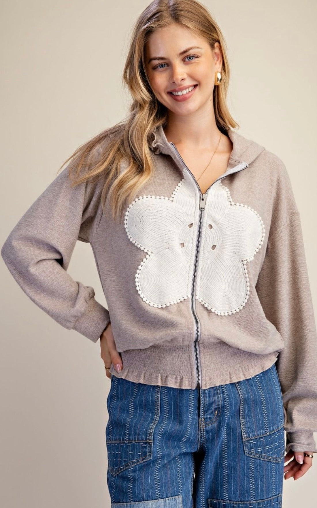 The Thea Zip Up Sweater