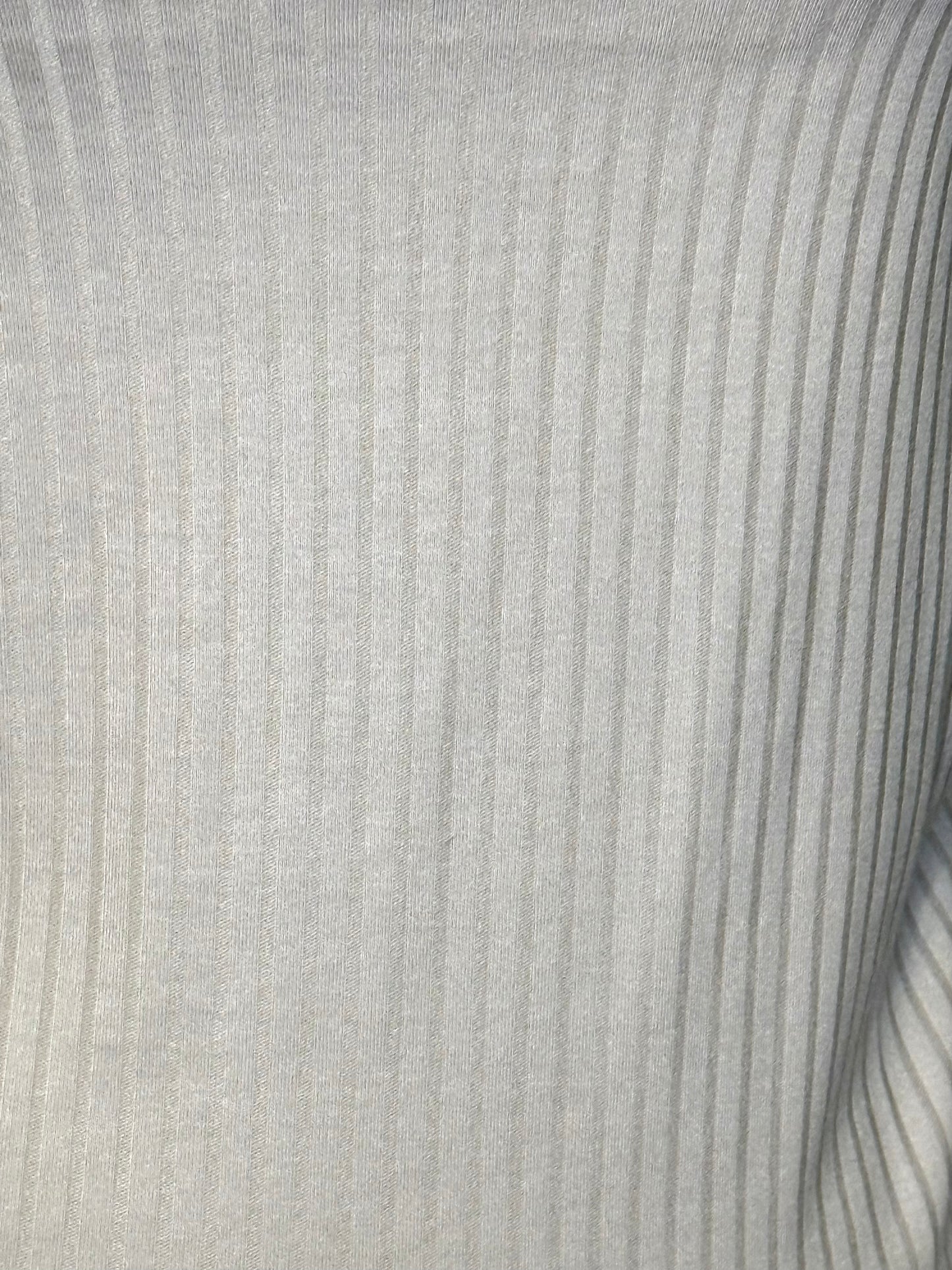 Grey Ribbed Tank Top