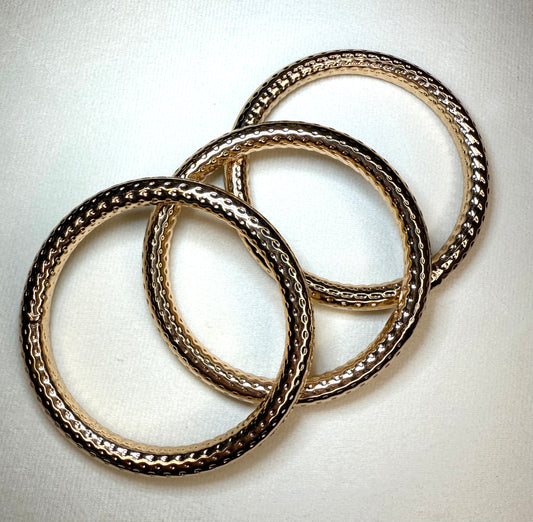 Gold Bangle Bracelet Set