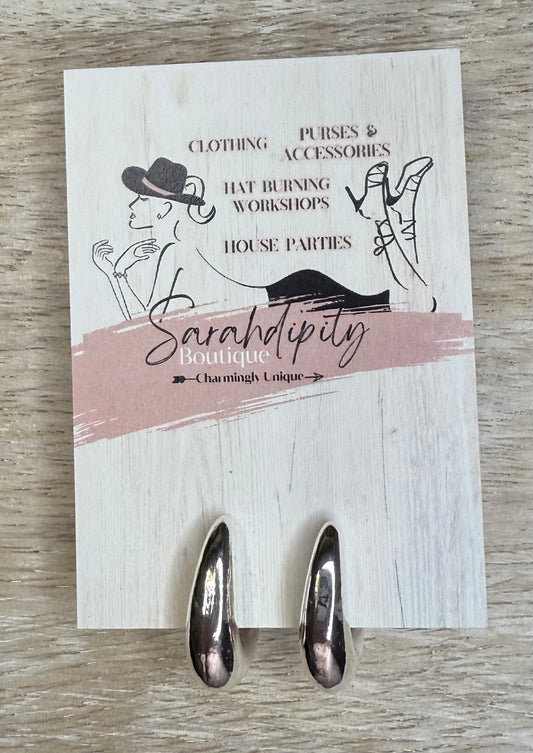 Silver Hoop Earrings