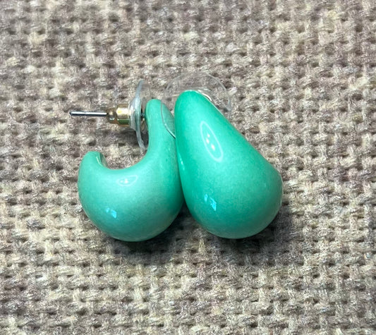 Turquoise Bottega Earrings