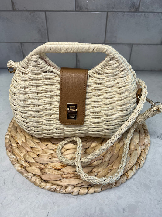 Rattan Woven Hand Bag