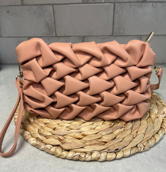 Peach Puff Purse/Wristlet