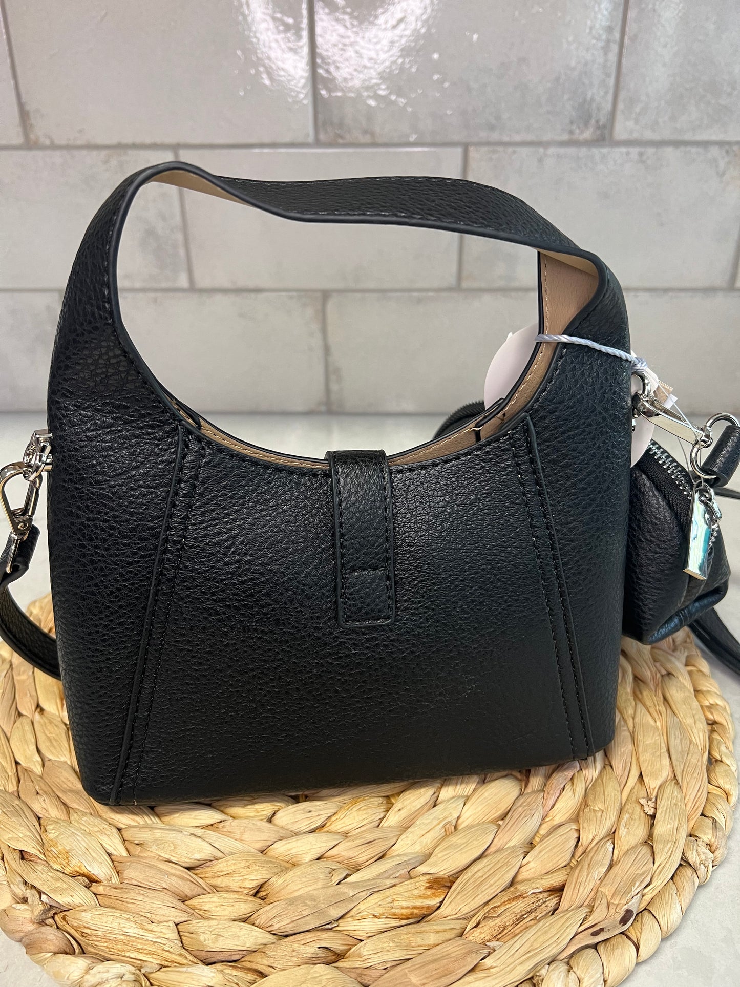 2 in One Black Hand Bag