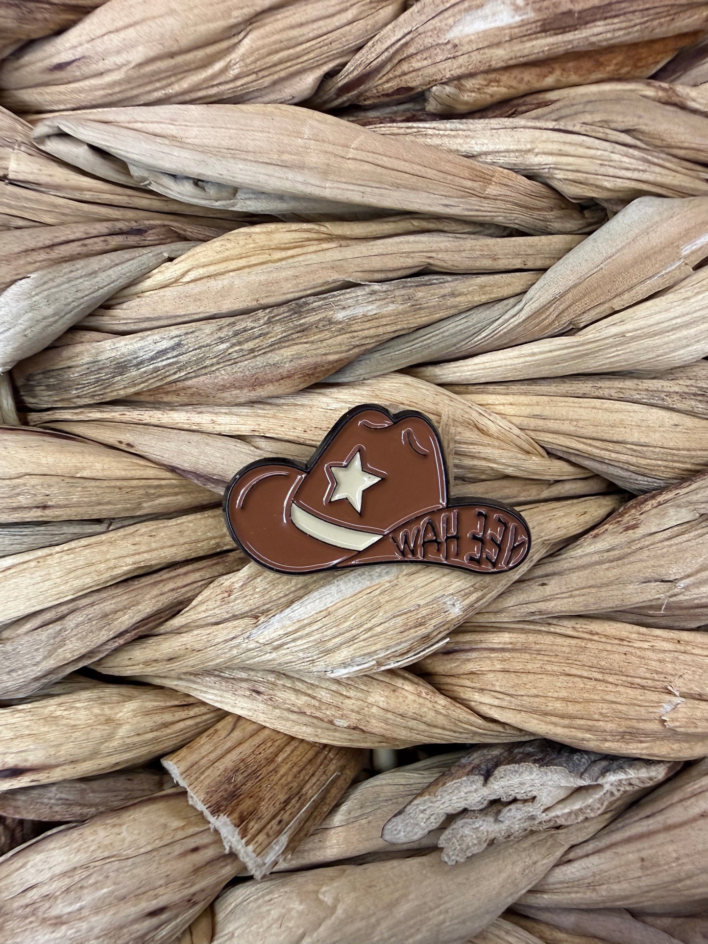 Yee Haw Cow Boy Hat Pin