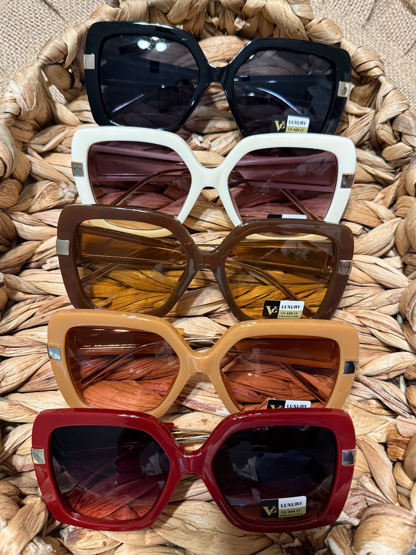Squared Frame Sunglasses