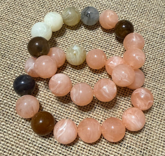 Acrylic Mixed Beaded Bracelet