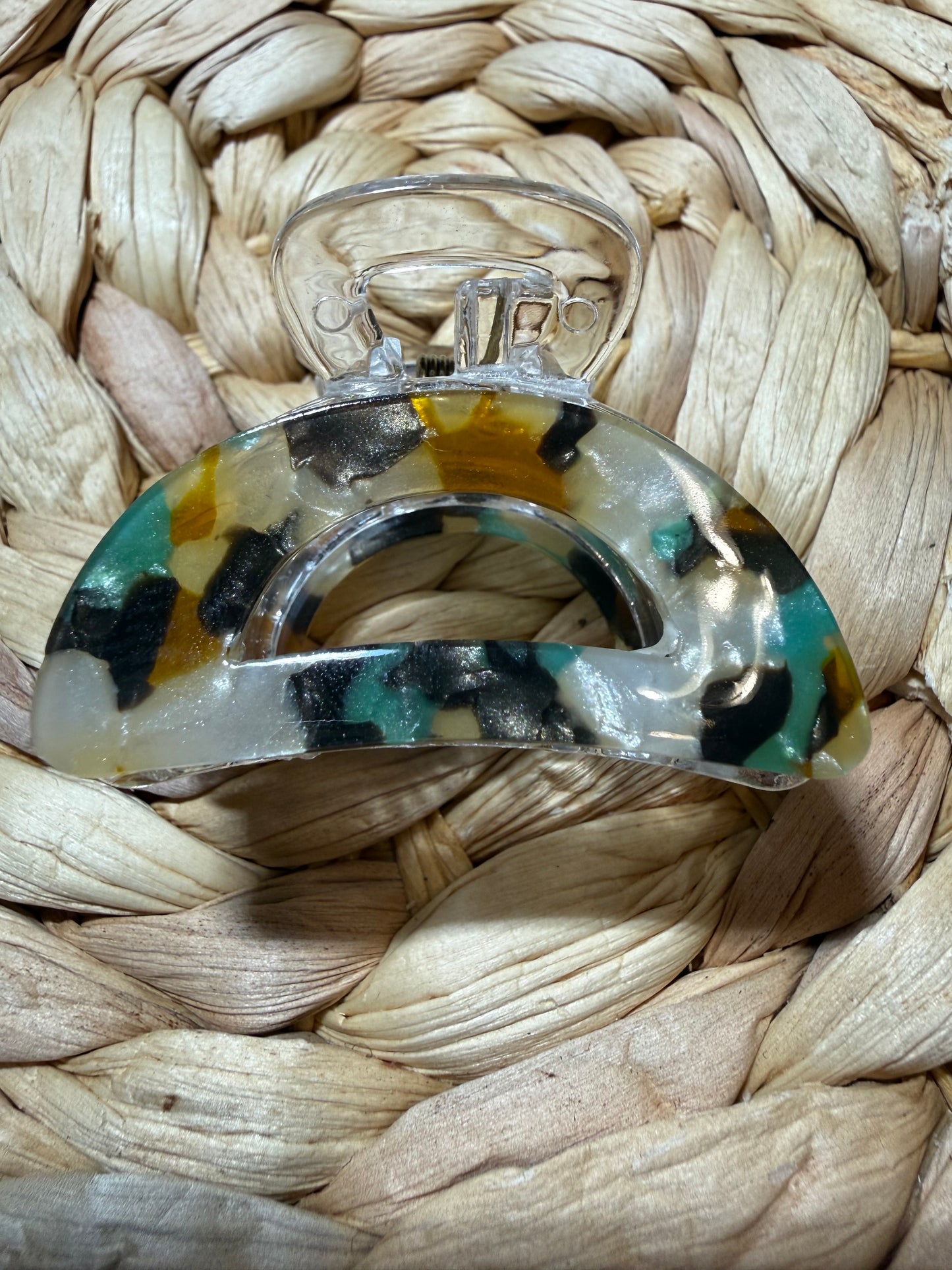 Mini Printed Claw Clip