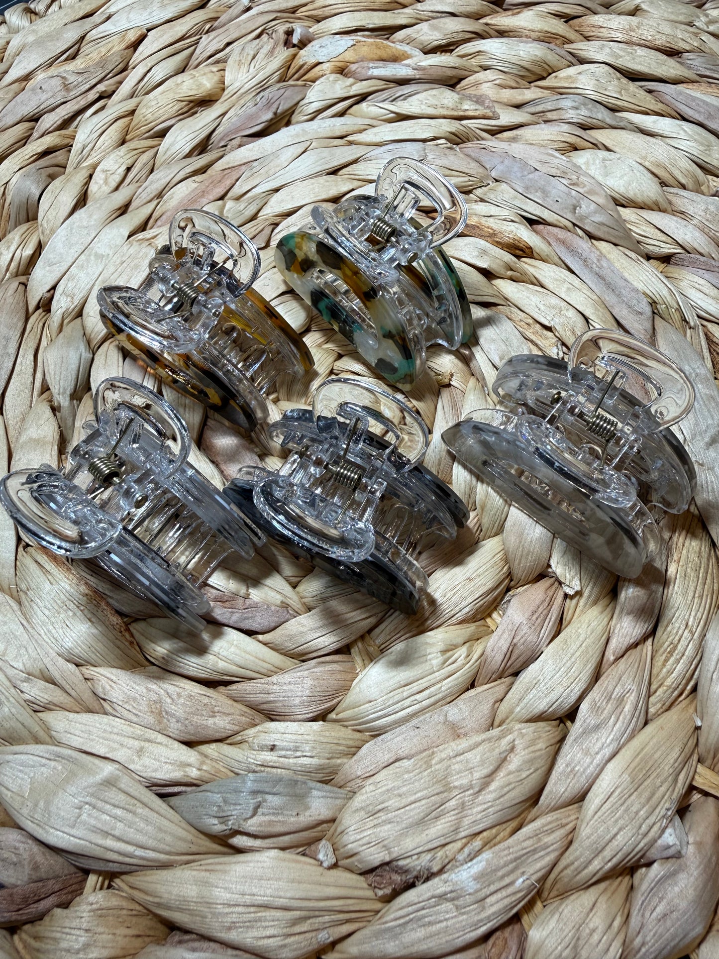 Mini Printed Claw Clip