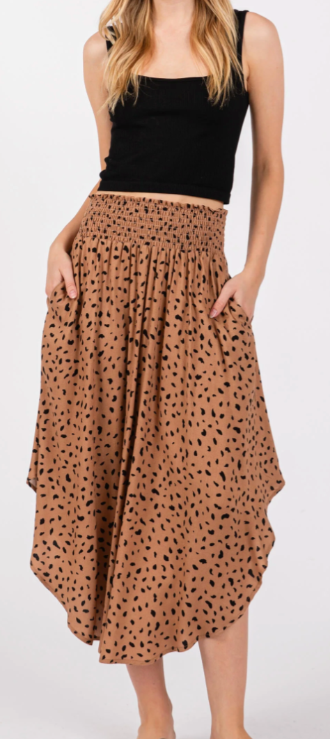 Cheetah Midi Skirt