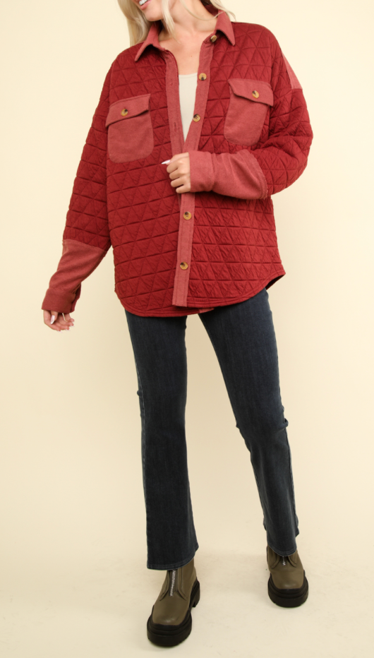 Oversized Quilted Shacket