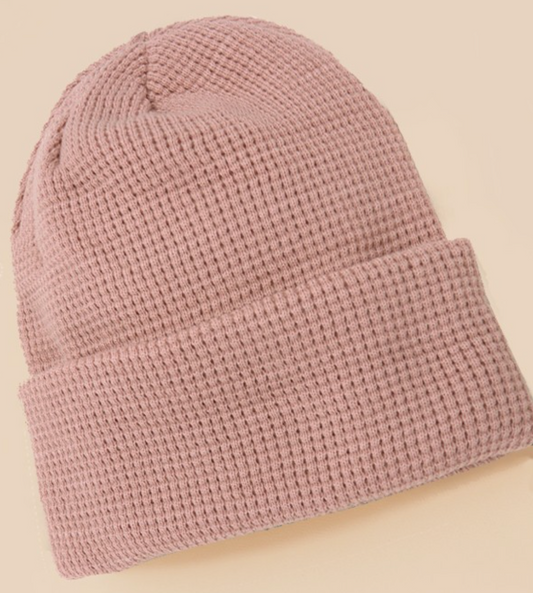 Soft Ribbed Knit Beanies Hat