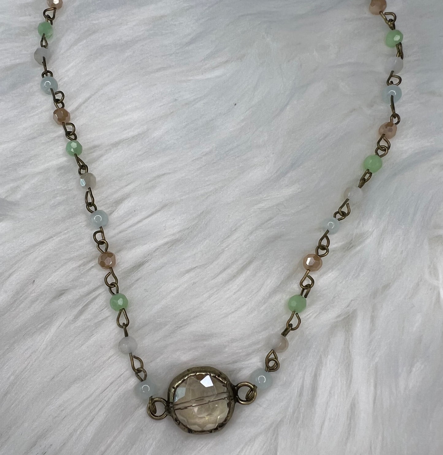 Round Crystal Necklace