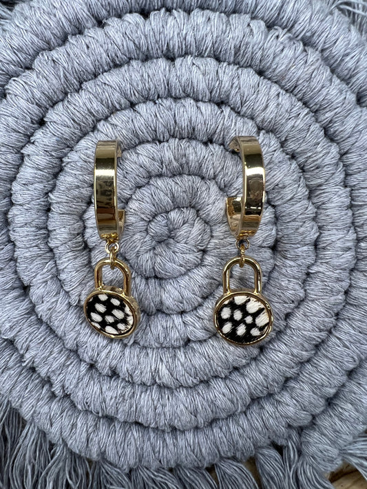 Hoop Gold Earrings with an option