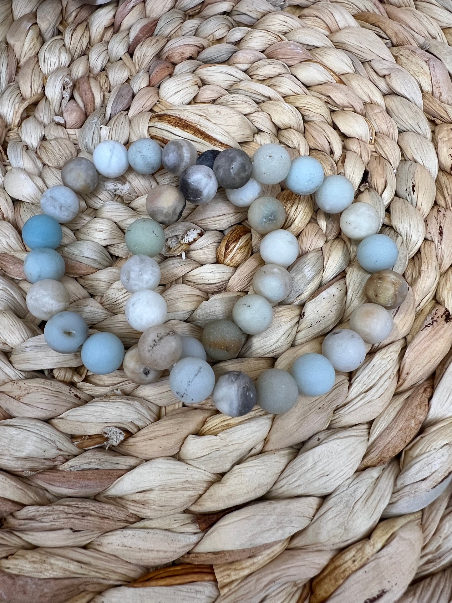 Genuine Semi-Precious Amazonite Bracelet