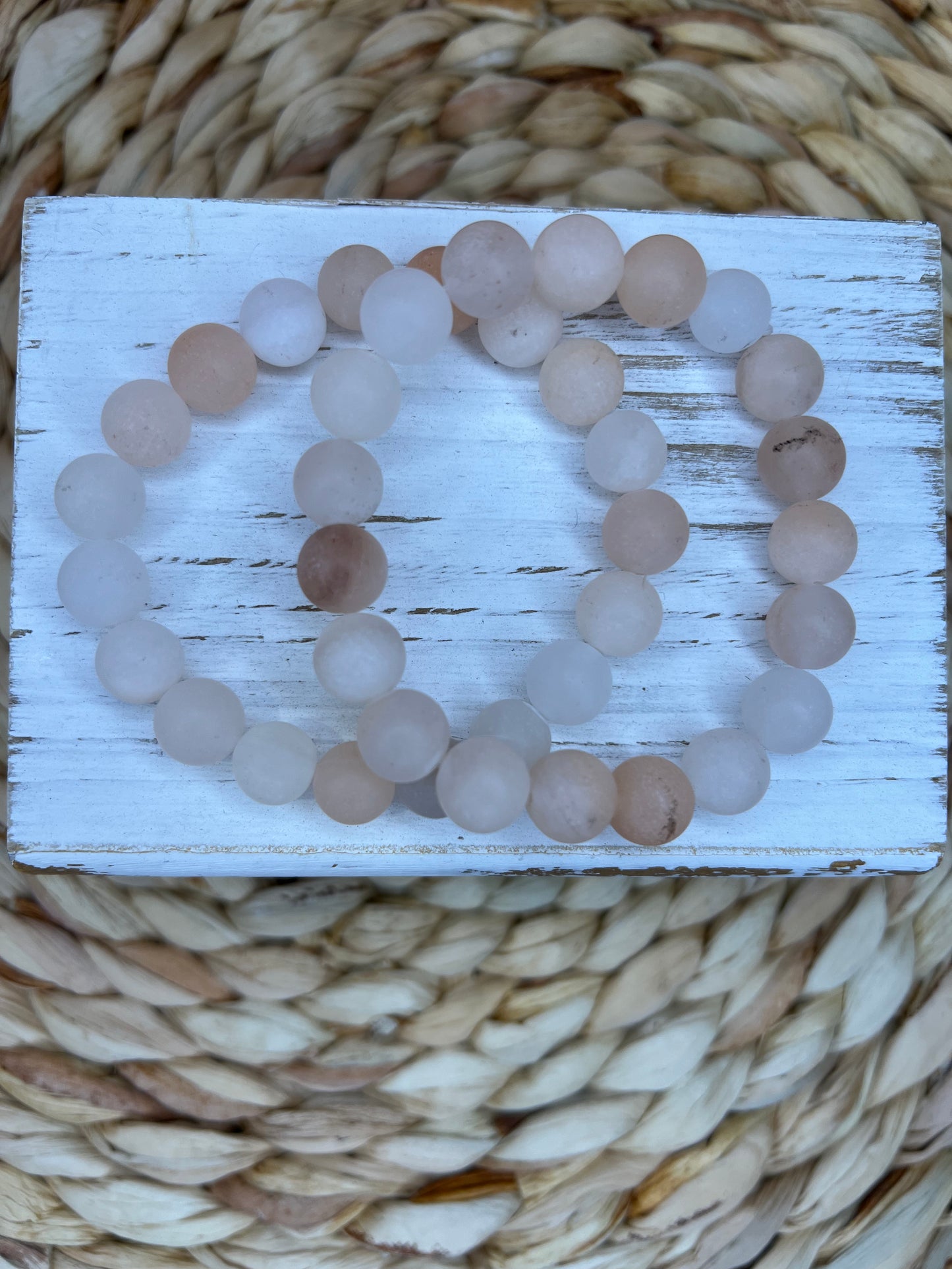 Genuine Semi-Precious Pink Aventurine Bracelet